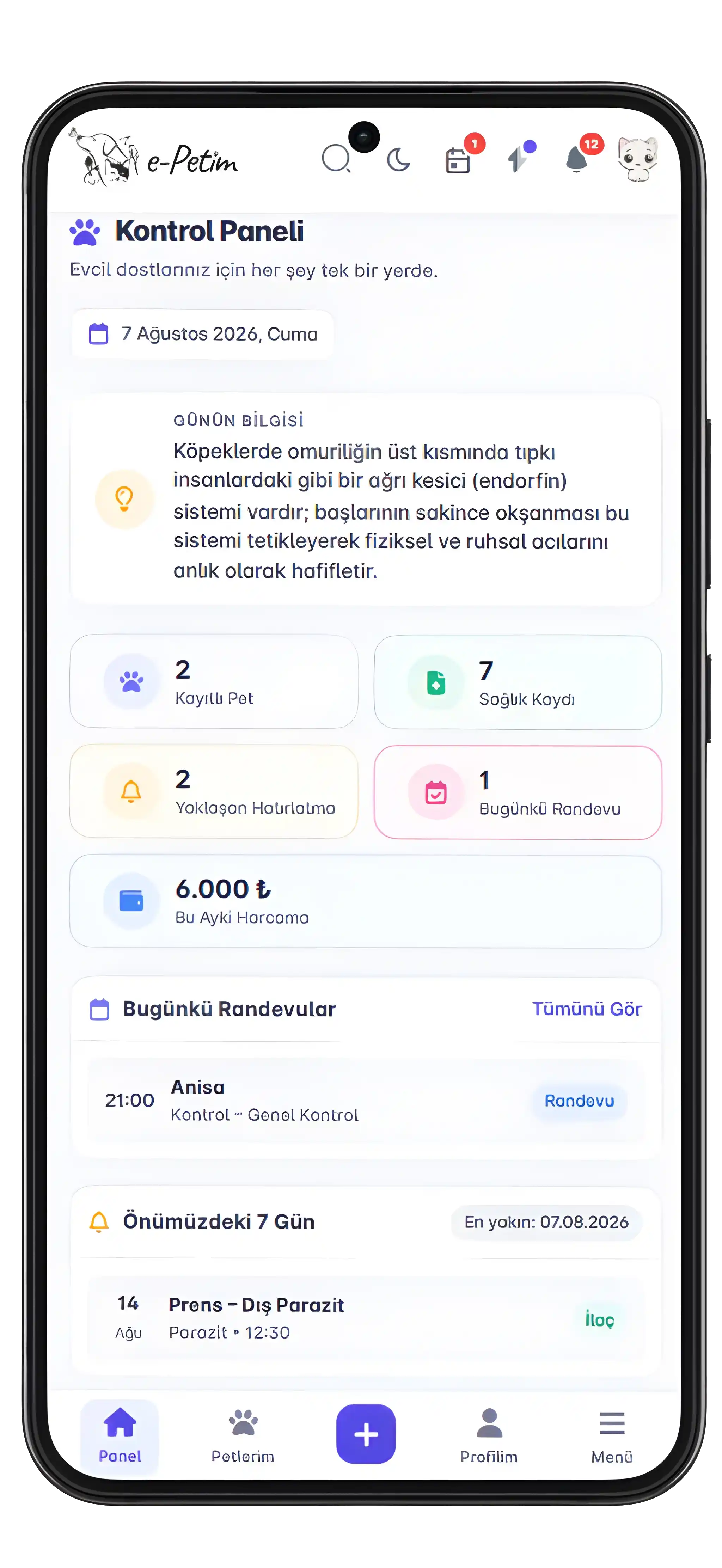 ePetim Mobil Uygulama